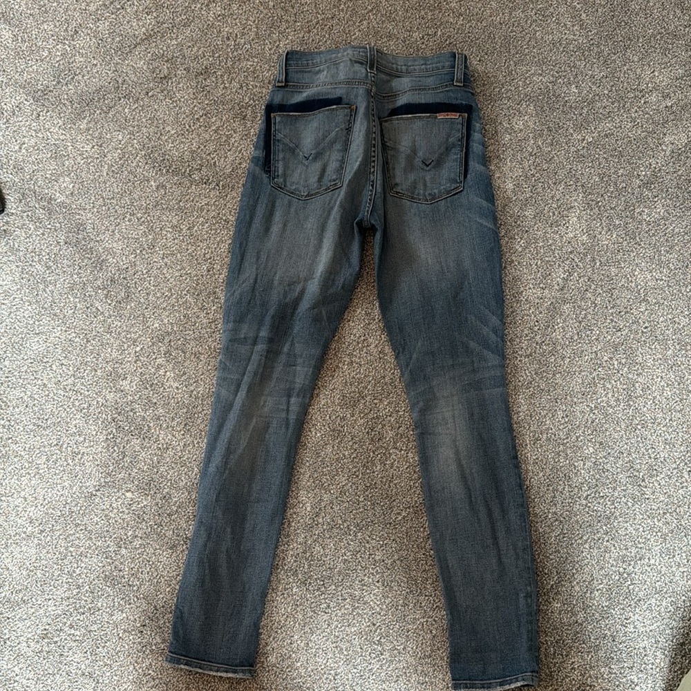 Hudson Distressed High Rise Jeans - Picture 2 of 5